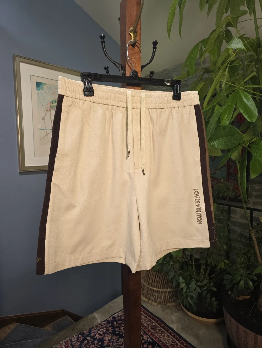 MADE IN ITALY LOUIS VUITTON BICOLOR WARM UP SHORTS XL